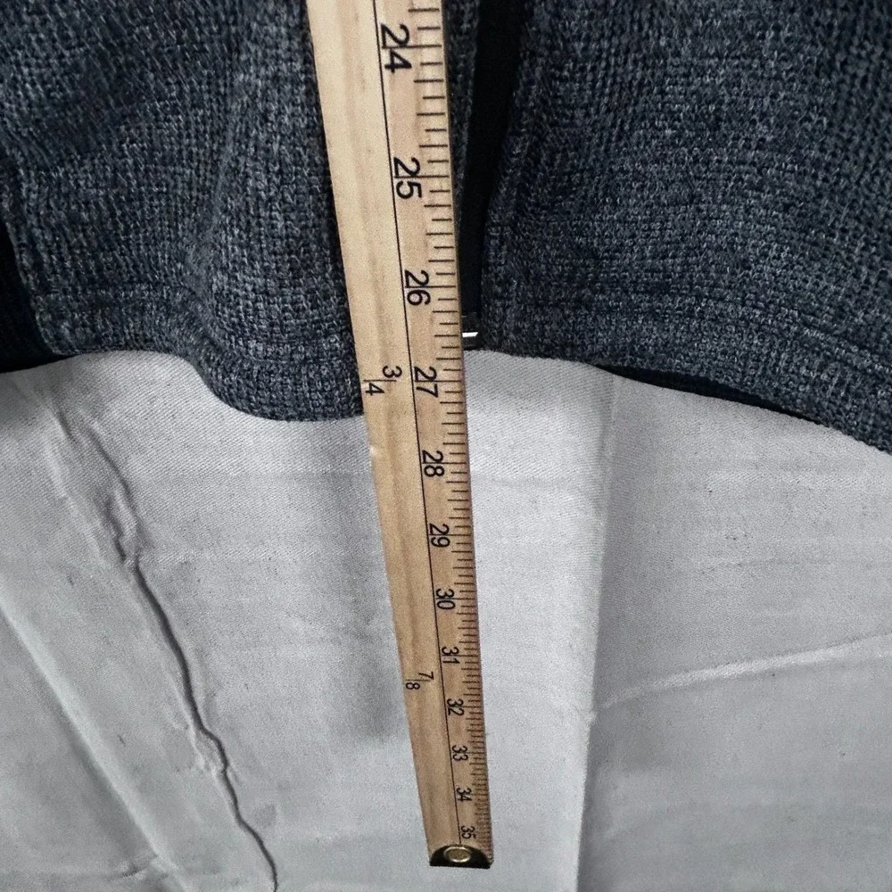 Spyder Mens XXL‎ Grey Heathered Full Zip Fleece Lined Sweater Jacket Mock Neck